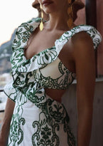 Haven | Maxikleid mit Rüschen